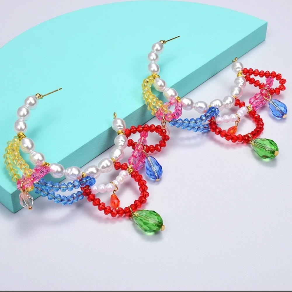 Fun summer earrings - Picture 3 of 5